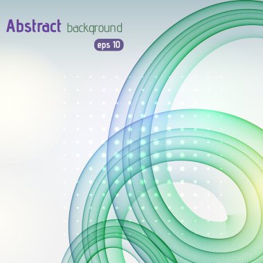Renk dalgaları, desen, sanat, teknoloji duvar kağıdı, teknoloji arka plan. Vektör illüstrasyon. Yeşil, mavi renkler.
