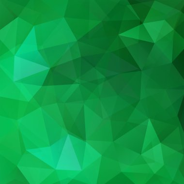 Soyut geometrik stil yeşil arkaplan. Yeşil iş arka plan Vektör illüstrasyonu