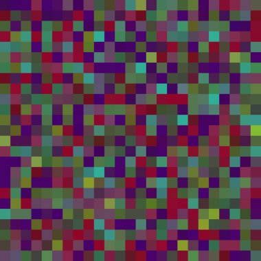 İş sunumları veya web şablonu afiş el ilanı için geometrik desen. Sorun -suz. Vektör illüstrasyon. Yeşil, mor, kahverengi kareler.