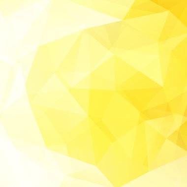 Soyut geometrik tarzı sarı arka plan. Vektör çizim