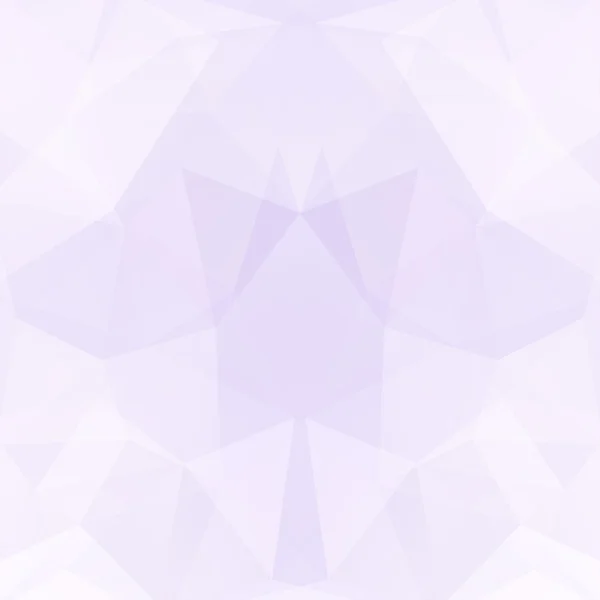 Bakgrund av trianglar. Fyrkantig sammansättning med geometriska former. EPS-10 pastell rosa, vita färger. — Stock vektor