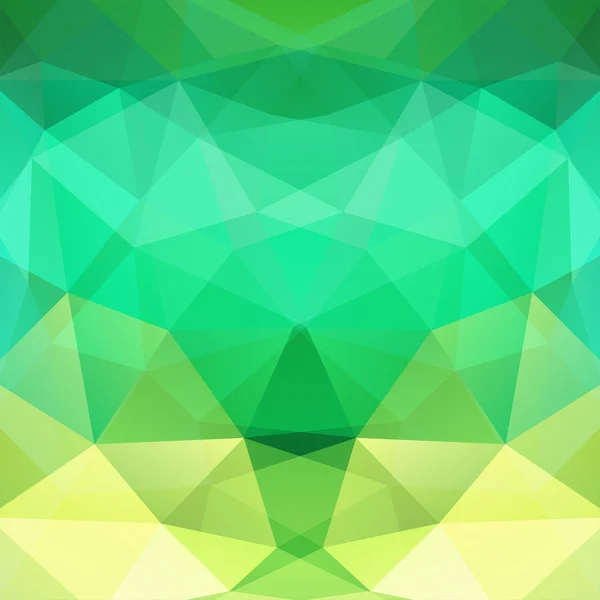 抽象几何风格绿色背景。矢量插图。绿色、黄色. — 图库矢量图片