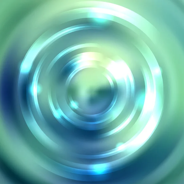 Abstracte cirkel achtergrond, Vector ontwerp. Gloeiende spiraal. De energiestroom tunnel. Blauw, wit kleuren. — Stockvector