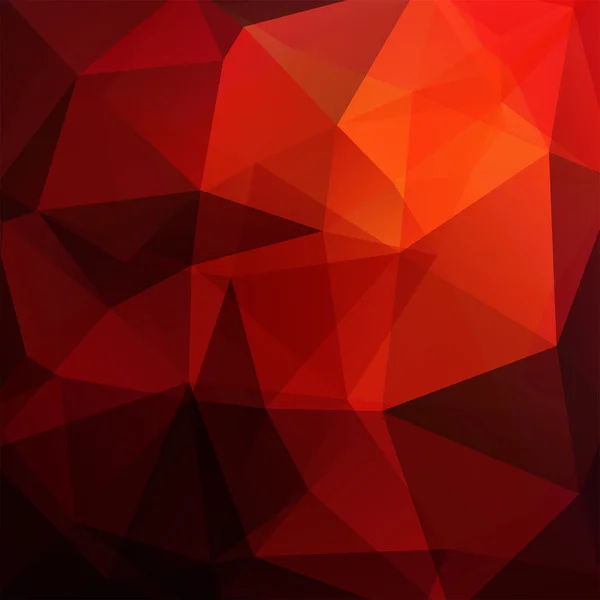 Фон сделан из треугольников. Квадратная композиция геометрической формы. Eps 10 Черный, красный, оранжевый цвета . — стоковый вектор
