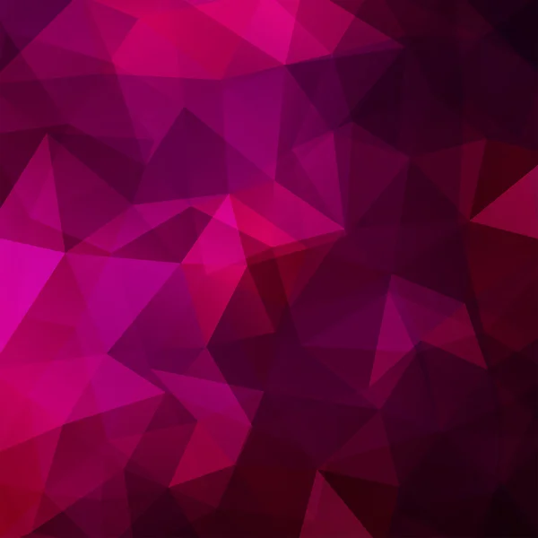 Fondo abstracto de mosaico. Fondo geométrico triangular. Elementos de diseño. Ilustración vectorial. Rosa, colores púrpura . — Vector de stock