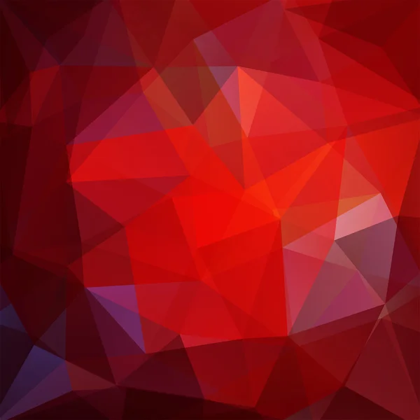 Fondo hecho de triángulos. Composición cuadrada con formas geométricas. Eps 10 Color rojo oscuro . — Archivo Imágenes Vectoriales