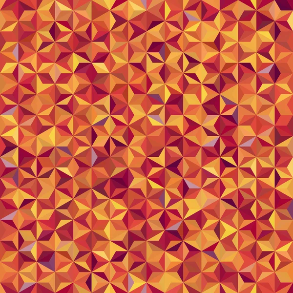 Фон геометрических фигур. Бесшовный мозаичный узор. Векторная иллюстрация. Желтый, оранжевый, красный цвета . — стоковый вектор