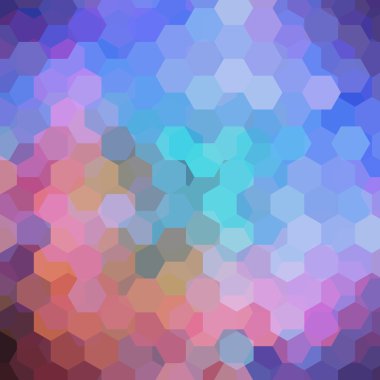 Geometrik şekillerin arka planı. Renkli mozaik deseni. Vektör Eps 10. Vektör illüstrasyon. Renkli arka plan.