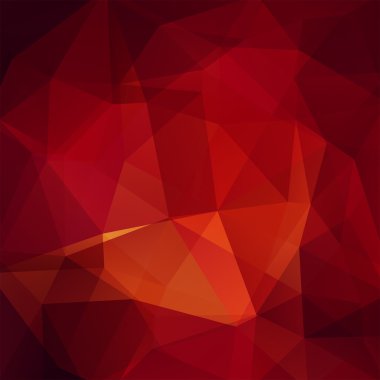 Soyut geometrik tarzı kahverengi arka plan. Kahverengi iş arka plan Vektör illüstrasyon. Kırmızı, kahverengi renkler.