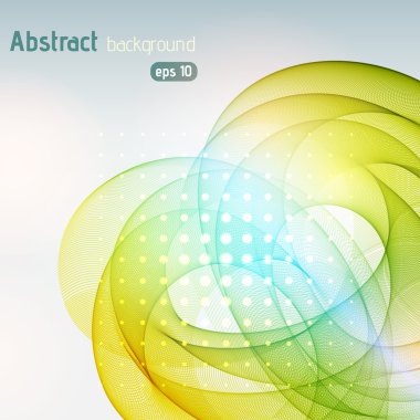 Soyut renkli vektör arka plan. Sarı, mavi, yeşil renkler.
