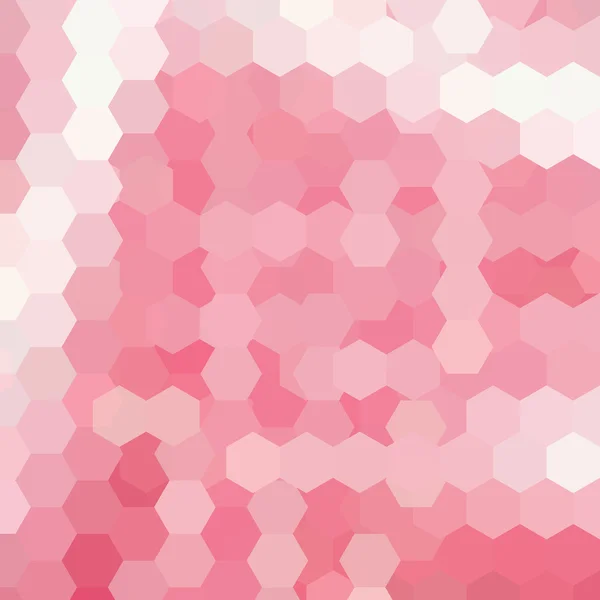 Absztrakt háttér álló hexagons. Geometriai kialakítás üzleti bemutatók és websablon banner szórólap. Vektoros illusztráció. Fehér, rózsaszínű színek. — Stock Vector