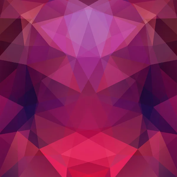 Modèle géométrique, fond vectoriel triangles polygones dans des tons violets. Schéma d'illustration — Image vectorielle