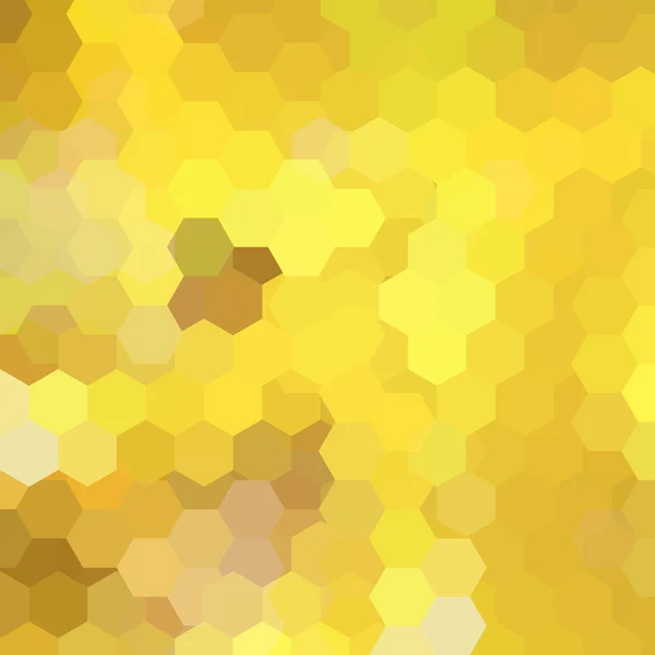 Fondo de formas geométricas. Patrón de mosaico amarillo. Vector EPS 10. Ilustración vectorial — Vector de stock