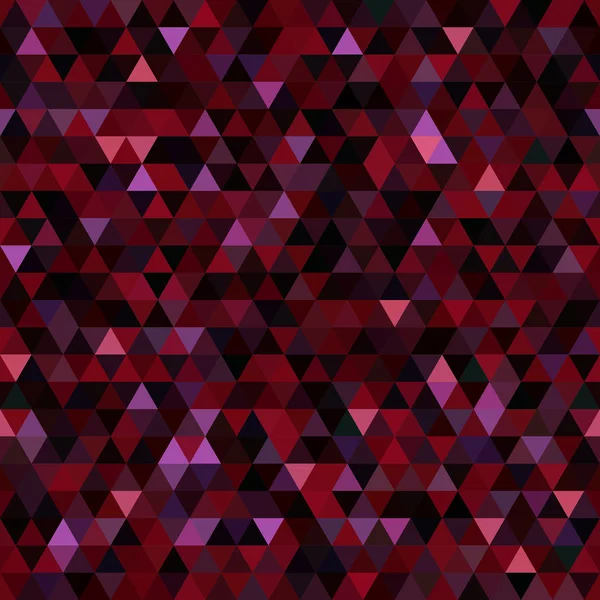 Fondo de mosaico sin costura abstracto. Fondo geométrico triangular. Ilustración vectorial. Negro, púrpura, rojo colores . — Archivo Imágenes Vectoriales