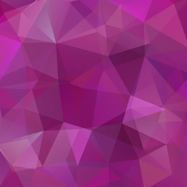Abstrakter Hintergrund bestehend aus Dreiecken, Vektorillustration. rosa, violette Farben. — Stockvektor