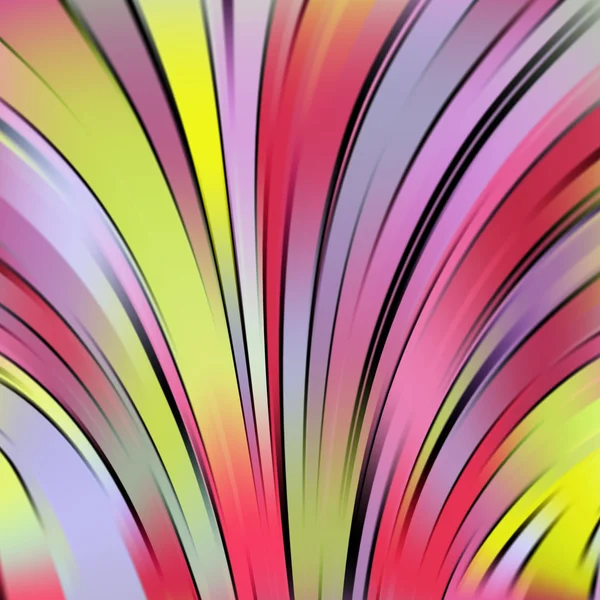 Абстрактный красочный фон с гладкими линиями. Цветные волны, узор, искусство, технологии обои, технологический фон. Векторная иллюстрация — стоковый вектор
