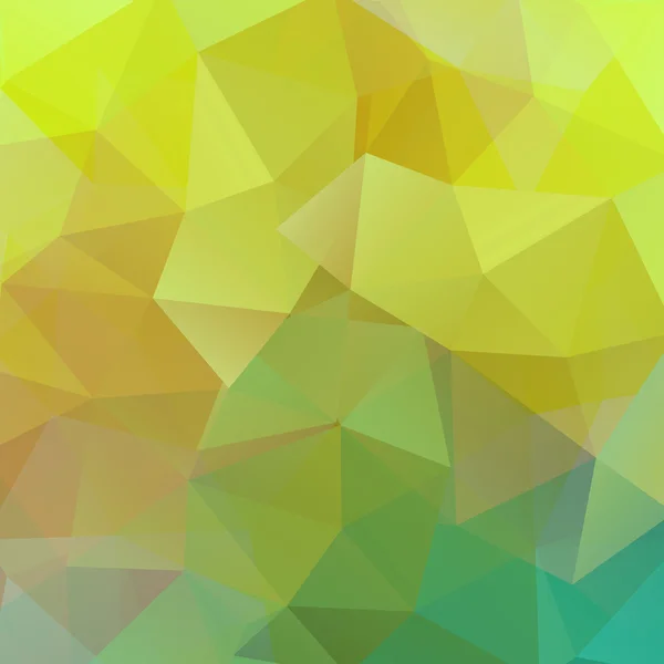 Fond abstrait composé de triangles, illustration vectorielle. Vert, couleurs beige . — Image vectorielle