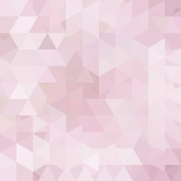 Fond fait de triangles. Composition carrée aux formes géométriques. Eps 10 Rose, couleurs blanches . — Image vectorielle