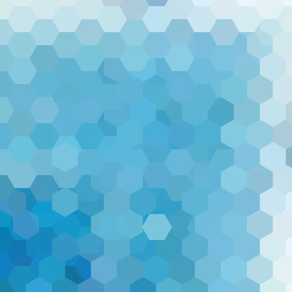 Abstrakter Hintergrund bestehend aus Sechsecken. geometrisches Design für Unternehmenspräsentationen oder Webvorlagen-Banner-Flyer. Vektorillustration. blau, weiße Farben. — Stockvektor