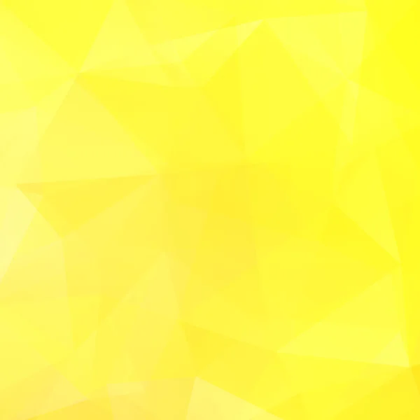 Fondo vector poligonal. Se puede utilizar en el diseño de portada, diseño de libros, fondo del sitio web. Ilustración vectorial. Color amarillo . — Vector de stock