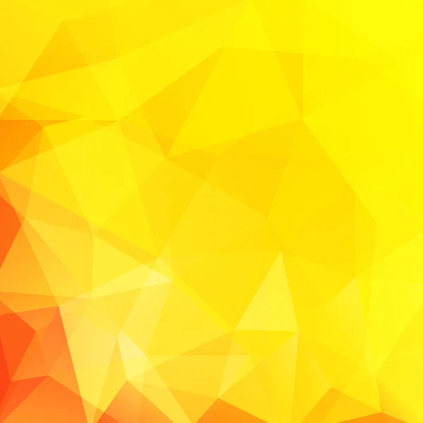 Fondo vector poligonal. Se puede utilizar en el diseño de portada, diseño de libros, fondo del sitio web. Ilustración vectorial. Color amarillo . — Archivo Imágenes Vectoriales