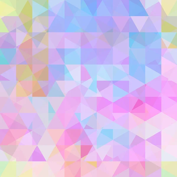 Fondo de formas geométricas. Fondo geométrico triangular abstracto. Patrón de mosaico. Vector EPS 10. Ilustración vectorial. Rosa, colores azules . — Vector de stock