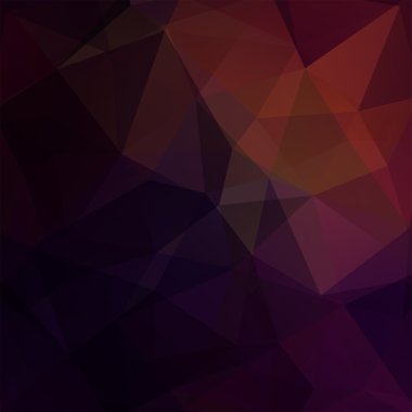 Poligonal vektör arka plan. Kullanılabilir kapak tasarımı, kitap tasarımı, Web sitesi arka plan. Vektör çizim. Mor, kahverengi renkler.