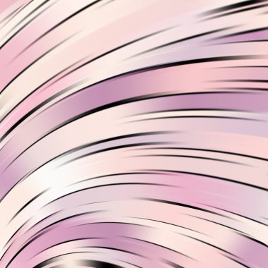 Pink smooth light lines background.  Vector illustration.