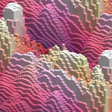 Bir arka plan için soyut bir desenküpleri. Pembe, beyaz, sarı renkler.
