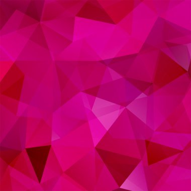 üçgen, vektör çizim oluşan arka plan. Pembe renk.