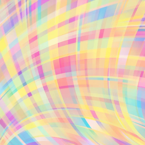 Ilustración vectorial de fondo abstracto colorido con líneas curvas de luz borrosa. Ilustración geométrica vectorial . — Archivo Imágenes Vectoriales