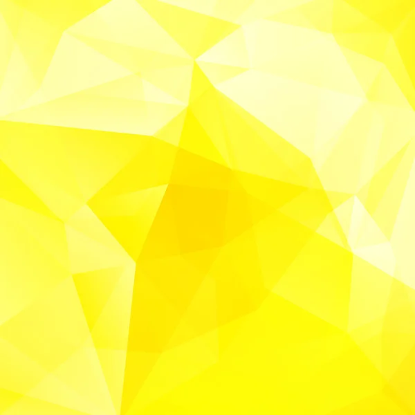 Fond mosaïque abstrait. Triangle fond géométrique. Eléments de design. Illustration vectorielle. Jaune, couleurs blanches. — Image vectorielle