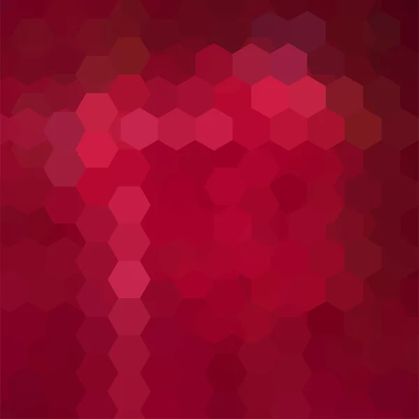 幾何学的形状の背景。カラフルなモザイクパターン。ベクトルエプス10.ベクトルイラスト。赤、ピンクの色. — ストックベクタ