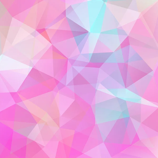 Fond abstrait composé de triangles roses, illustration vectorielle — Image vectorielle