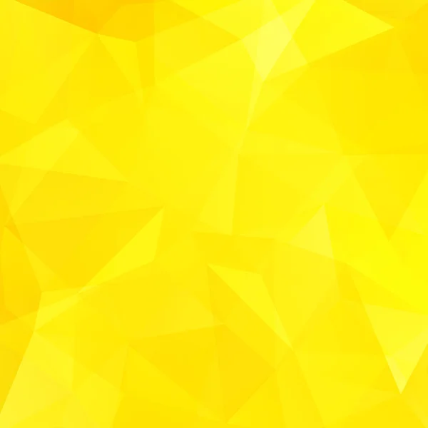 Sfondo di forme geometriche. Modello mosaico giallo. Vettore EPS 10. Illustrazione vettoriale — Vettoriale Stock