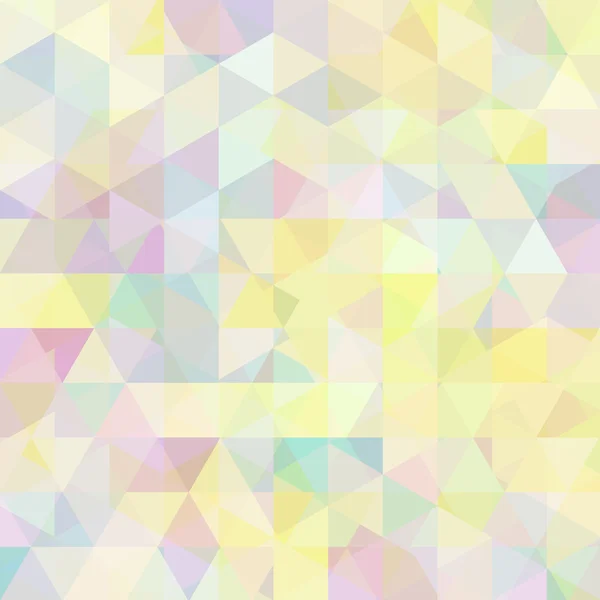 Τρίγωνο διανυσματικό φόντο. Μπορεί να χρησιμοποιηθεί σε σχέδιο εξωφύλλου, σχεδιασμός βιβλίων, φόντο ιστοσελίδας. Απεικόνιση διανύσματος. Παστέλ χρώματα. Κίτρινο, ροζ, μπλε, λευκά χρώματα. — Διανυσματικό Αρχείο