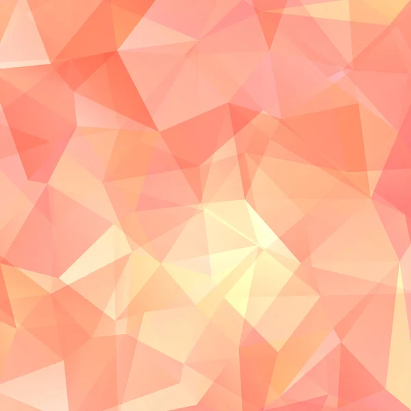 三角形、ベクトルイラストレーションからなる抽象的な背景。イエロー、ピンク. — ストックベクタ