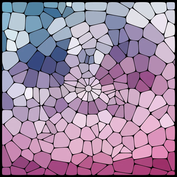 Abstract mosaic pattern consisting of geometric elements of different sizes and colors. Vector illustration. — Stock vektor