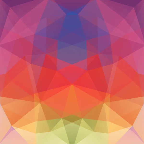 Hintergrund aus Dreiecken. quadratische Komposition mit geometrischen Formen. Folge 10 — Stockvektor