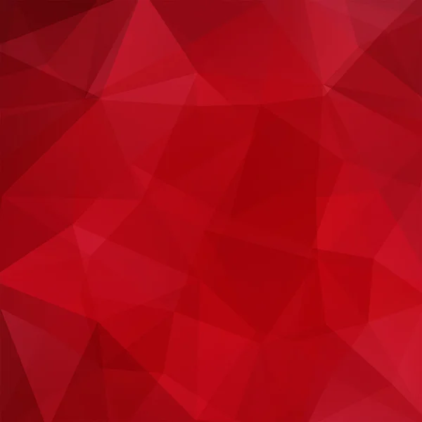 Hintergrund geometrischer Formen. Rotes Mosaikmuster. Vektor EPS 10. Vektorillustration — Stockvektor
