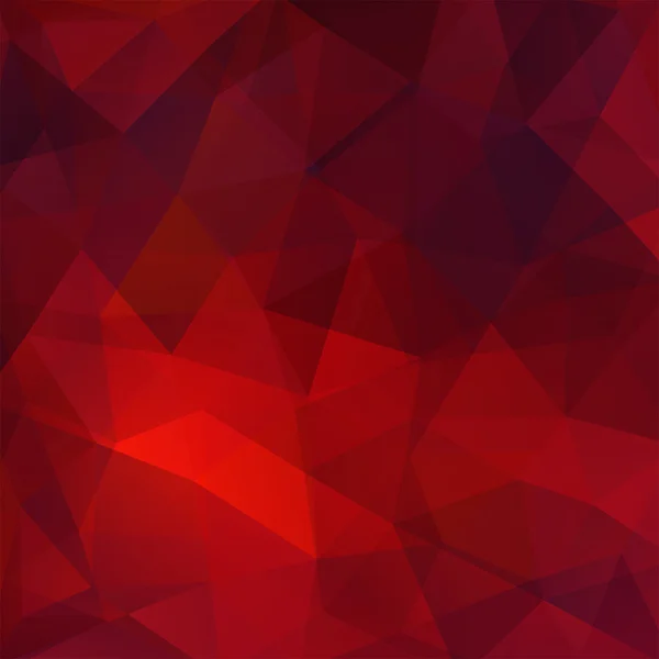 Fondo abstracto que consiste en triángulos, ilustración vectorial. Color rojo . — Vector de stock