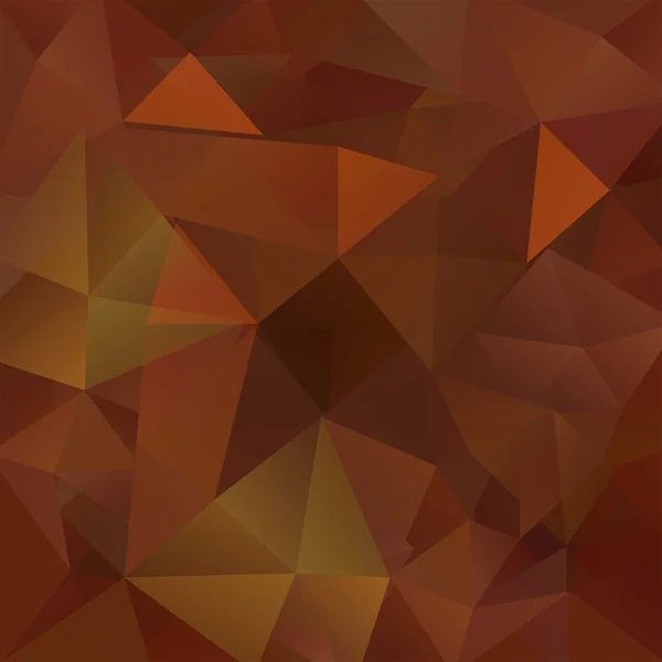 Abstract background consisting of triangles, vector illustration. Brown color. — Stock Vector