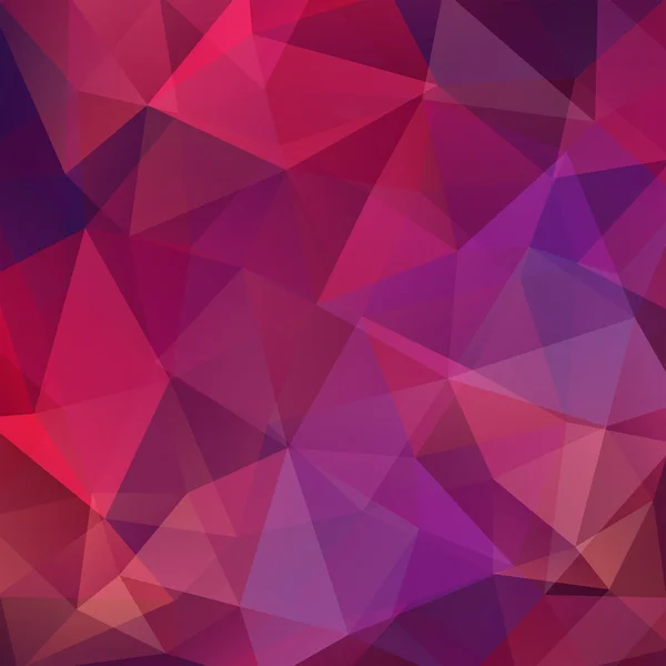 Fond fait de triangles. Composition carrée aux formes géométriques. Eps 10 couleur rose . — Image vectorielle