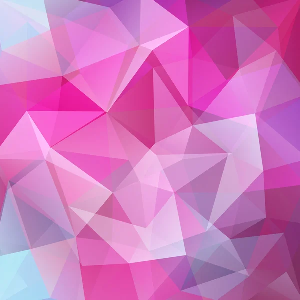 Abstract polygonal vector background. Pink geometric illustration. Creative design template. — Stock Vector