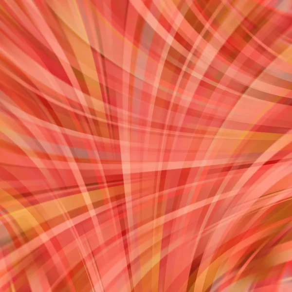 Ilustración vectorial de fondo abstracto naranja con líneas curvas de luz borrosa. Fondo geométrico vectorial — Vector de stock