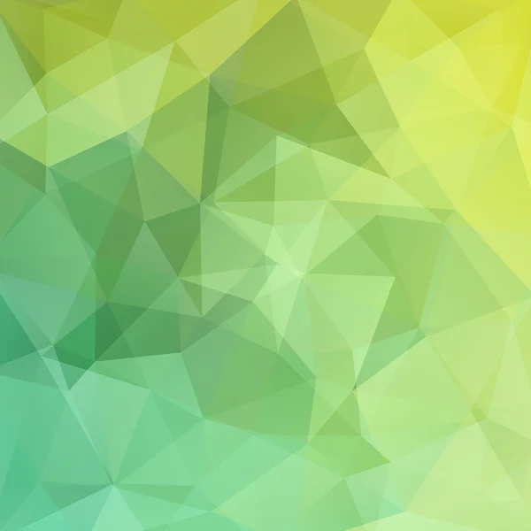 Abstrakter polygonaler Vektorhintergrund. grüne geometrische Abbildung. Kreative Design-Vorlage — Stockvektor