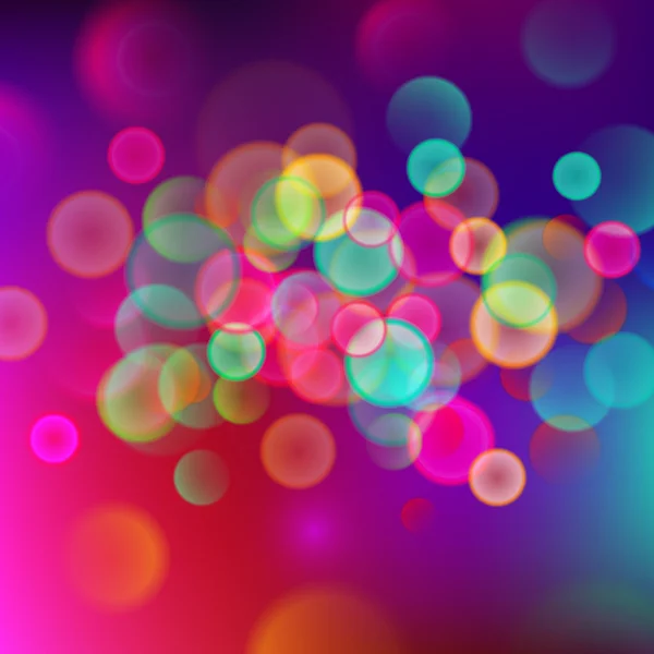 Abstracte vervaagde kleurrijke achtergrond met bokeh. Vector illustratie. Paarse kleur. — Stockvector