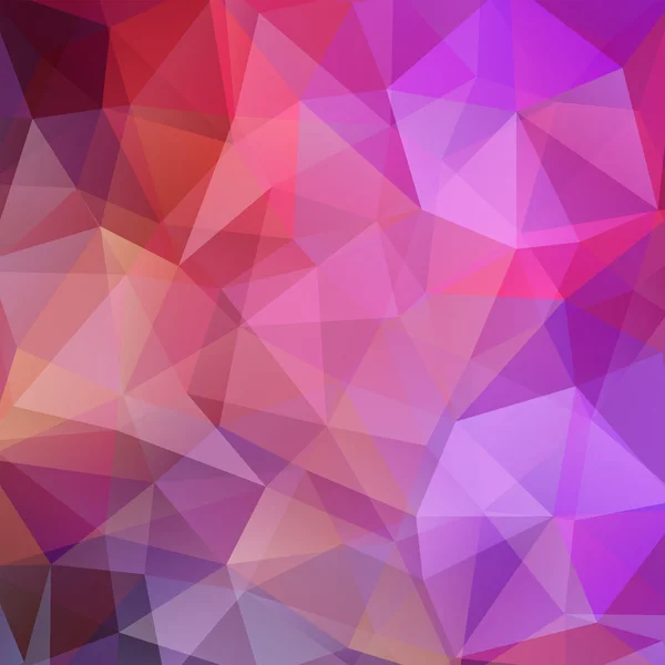 Абстрактный фон, состоящий из фиолетовых, розовых треугольников, векторной иллюстрации — стоковый вектор