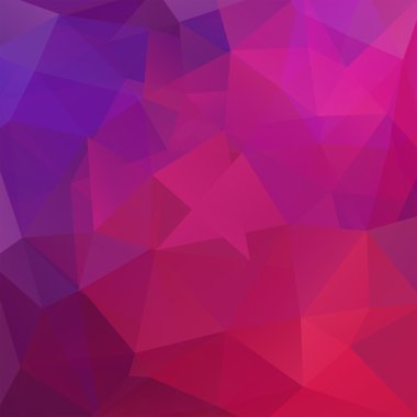 pembe, mor üçgenler, vektör çizim oluşan arka plan