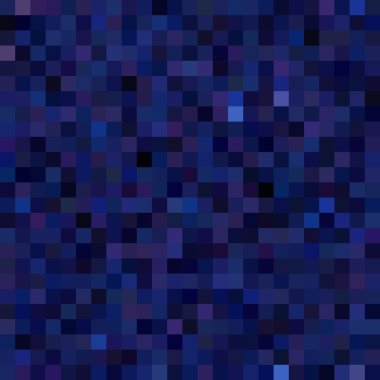 Geometrik kareler desen. Sorun -suz. Vektör illüstrasyon. Siyah, mavi renkler.